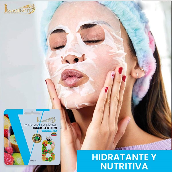 MASCARILLA HIDRATANTE CON VITAMINA B 💆‍♀️✨💧