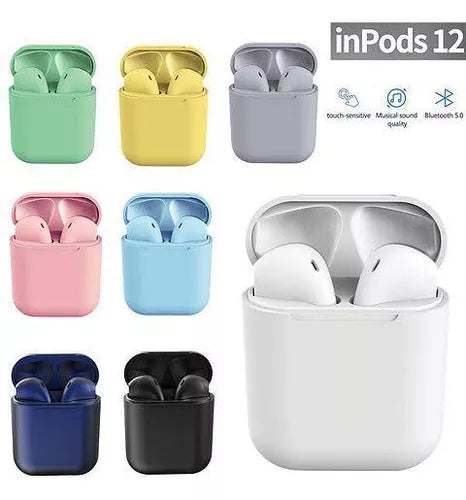 Audífonos Inalámbricos Bluetooth Inpods 12! 🎧✨